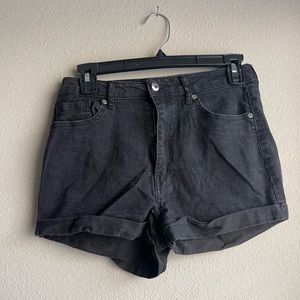 Forever 21 Black Jean Shorts